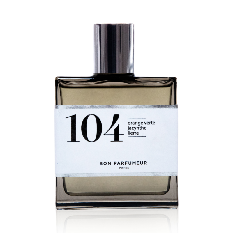 Eau de parfum 104: green orange, hyacinth and ivy