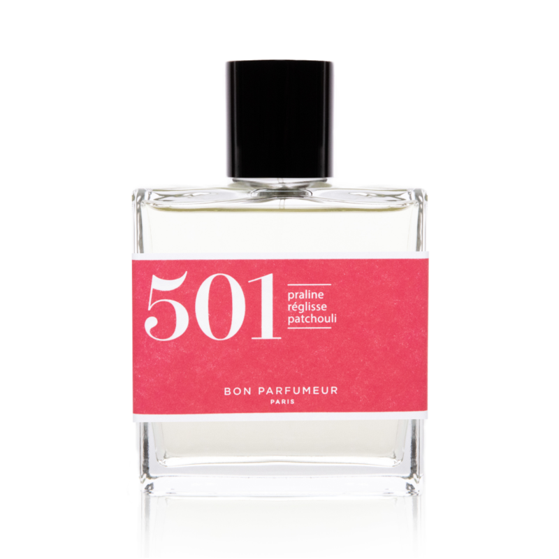 Eau de parfum 501: praline, licorice and patchouli